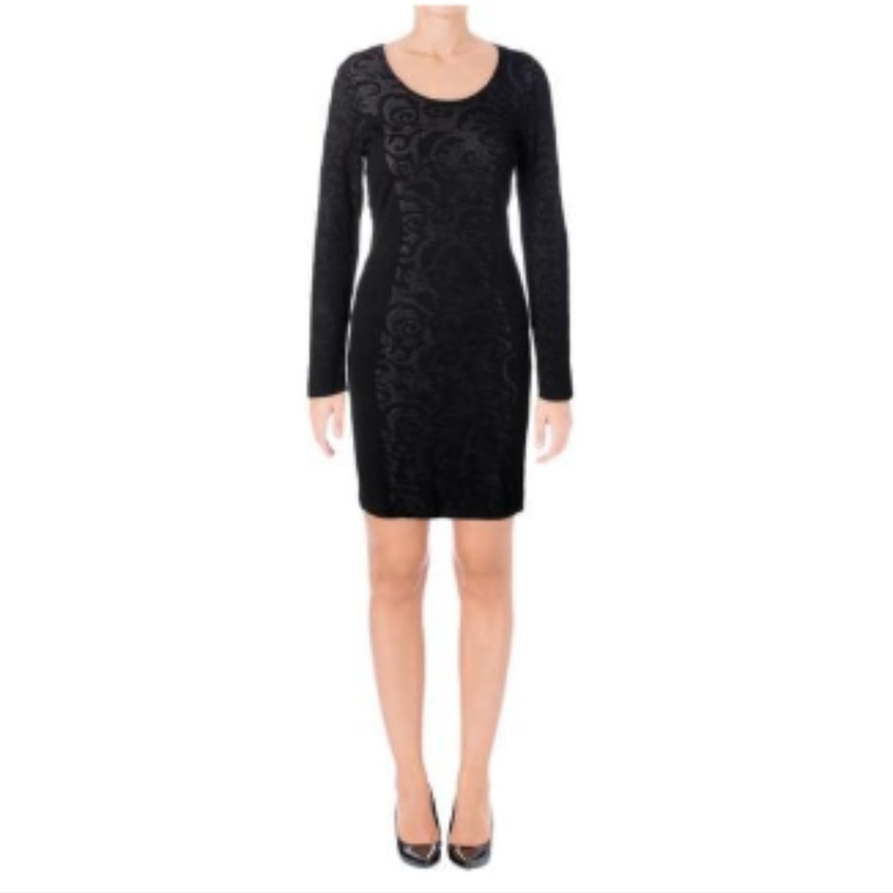 NWT Calvin Klein Women Pointelle Knit Sweaterdress